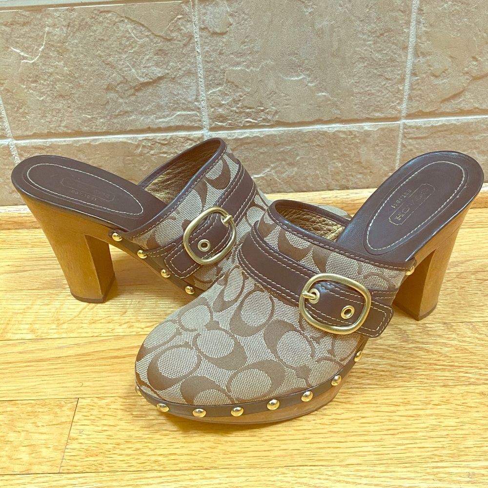 Coach Monogram Clogs - image 1